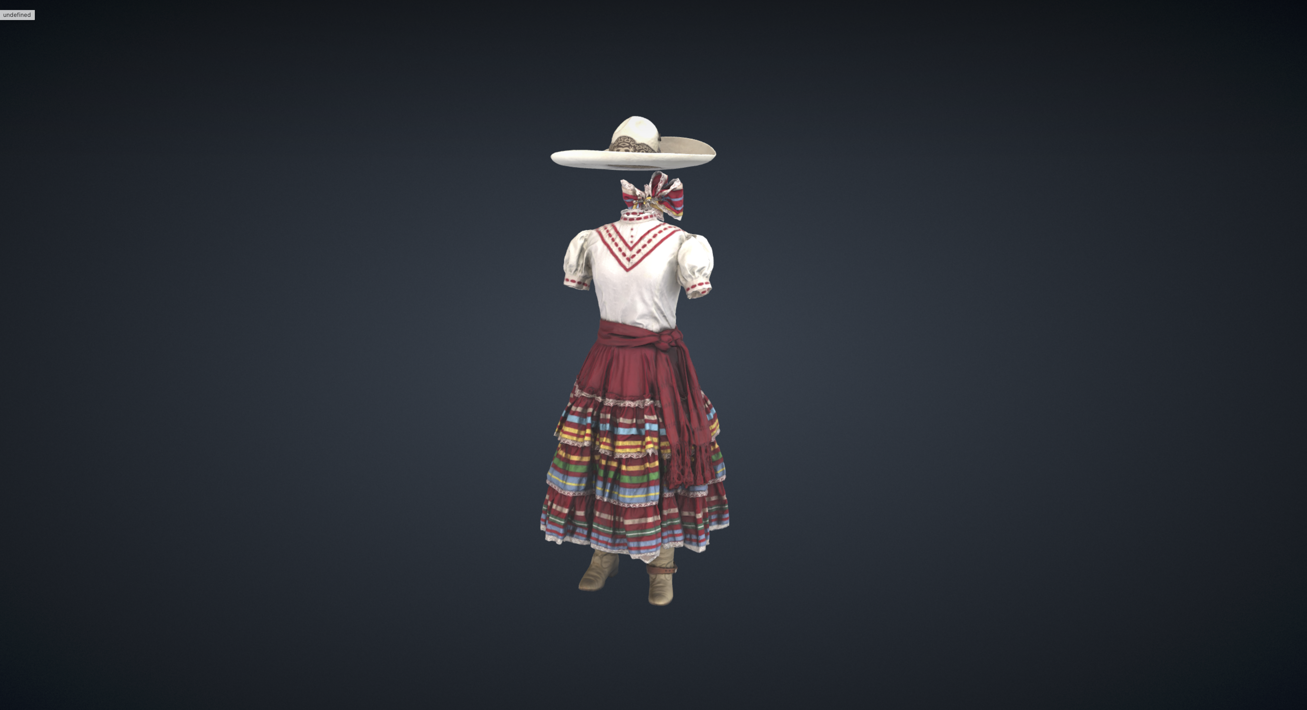 An escaramuza dress at the National Museum of American History tells the story of girls’ riding competitions in the Mexican American community.