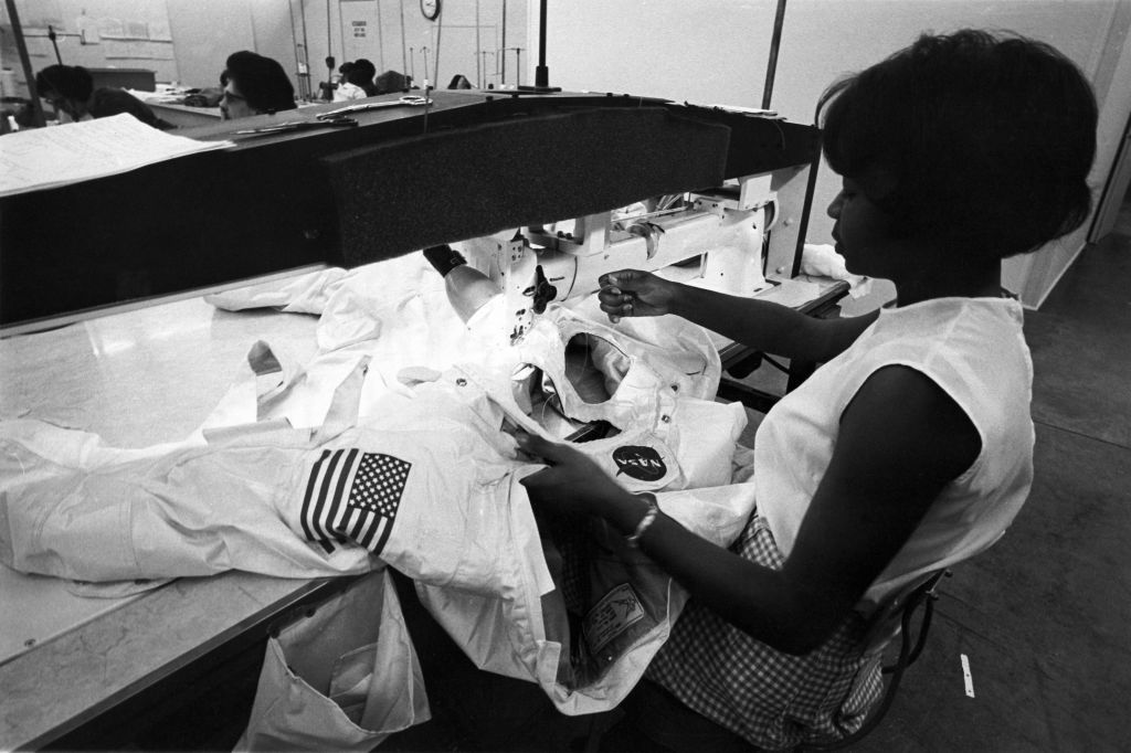Hazel Fellows constructed spacesuits for the Apollo program in the 1960s and 70s.