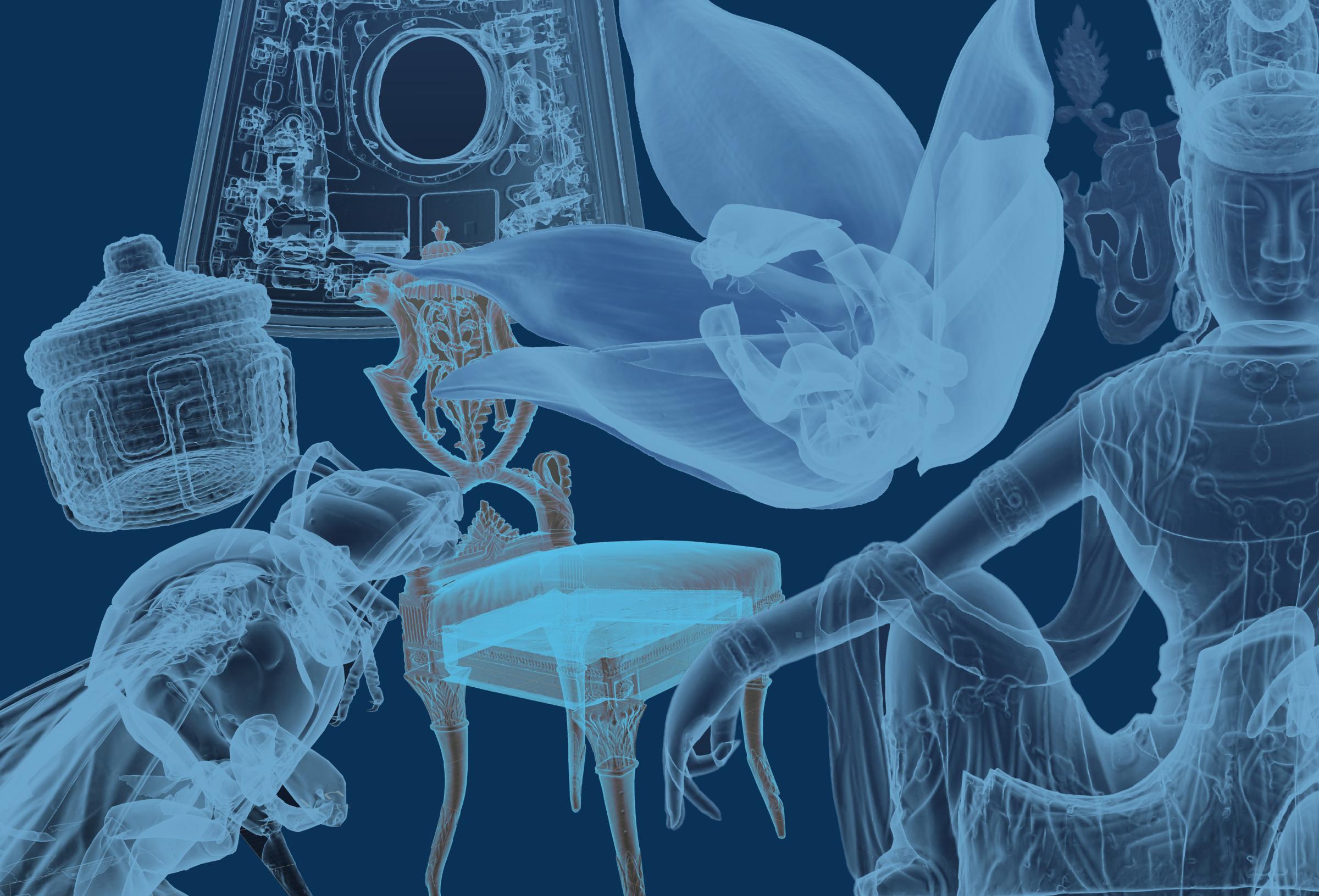 collage of 3d images