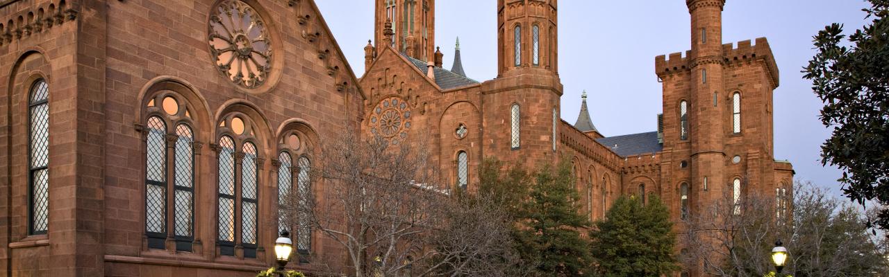 Smithsonian Castle at Dusk